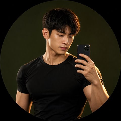 准备同步训练的男性