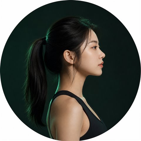 准备同步训练的女性